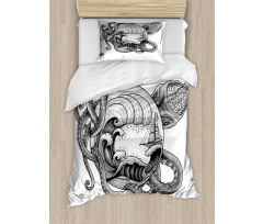 Abstract Octopus Duvet Cover Set