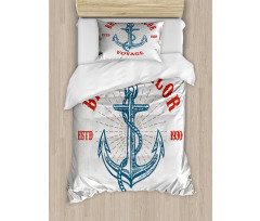 Voyage Anchor Art Duvet Cover Set