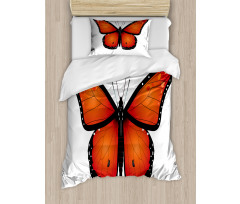 Big Monarch Breed Moth Duvet Cover Set