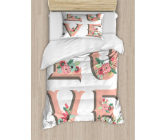 Big Love Lettering Duvet Cover Set