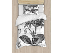 Nostalgic Flower Art Duvet Cover Set