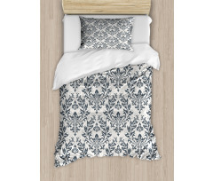 Floral Ornate Damask Duvet Cover Set