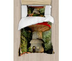 Mushroom Magic Forest Duvet Cover Set