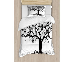 Nature Silhouette Art Duvet Cover Set