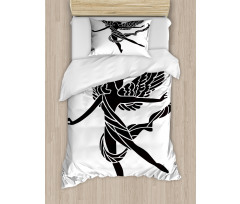 Woman with Wings Duvet Cover Set