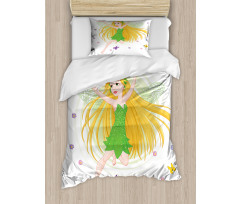 Spring Fairy Butterflies Duvet Cover Set