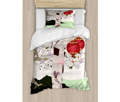 Orient Garden Duvet Cover Set