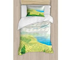 Idyllic Beauty Graphic Duvet Cover Set