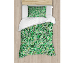 Classical Retro Mehendi Duvet Cover Set