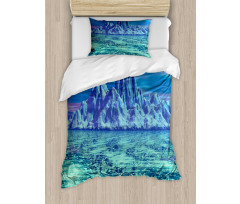 Arctic Landscape Scene Duvet Cover Set