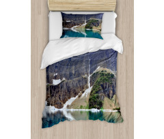 Lake in Glacier National Duvet Cover Set