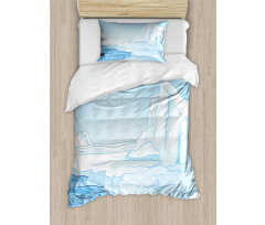 Cartoon Style Winter Theme Duvet Cover Set