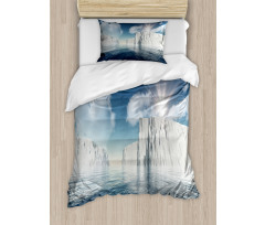 Fluffy Clouds Sunbeams Duvet Cover Set