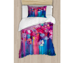 Vibrant Flower Duvet Cover Set