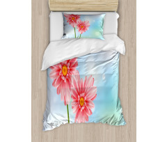 Petals on Bokeh Duvet Cover Set