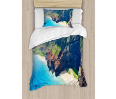 Na Pali Coast Island Duvet Cover Set