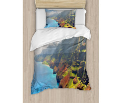 Island Sunshine Panorama Duvet Cover Set