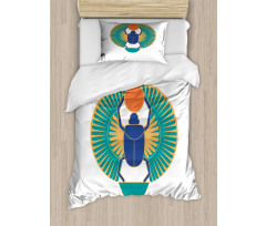 Scarab Holding Sun Duvet Cover Set