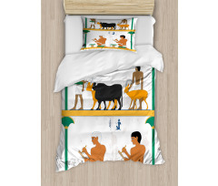 Man and Animal Duvet Cover Set