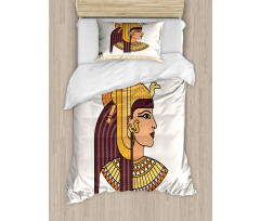 Ancient Woman Character Duvet Cover Set