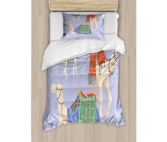 Camels with Rugs Duvet Cover Set