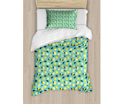 Citrus Slices Rhythmic Art Duvet Cover Set