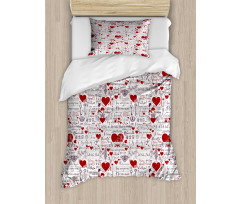 I Love You Lingo Duvet Cover Set