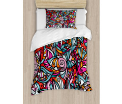 Abstract Sunflower Duvet Cover Set