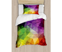 Geometry Shape Polygon Duvet Cover Set