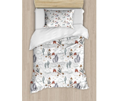 Wild West Cowboy Bear Duvet Cover Set