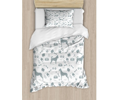 Dog Lover Concept Items Duvet Cover Set