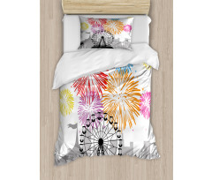 Fireworks Circus Fun Duvet Cover Set