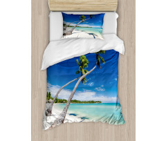 Trees Hanging Above a Lagoon Duvet Cover Set