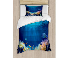 Various Fish Nautical Duvet Cover Set