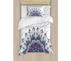 Exotic Wild Peacock Duvet Cover Set