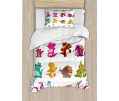 Dinosaurs Extinction Duvet Cover Set