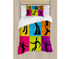 Dancers Colors Duvet Cover Set