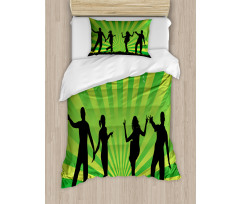 Dancing Youth Shade Art Duvet Cover Set