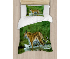 Siberian Tiger Panthera Duvet Cover Set