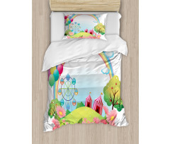 Village Hill Circus Duvet Cover Set