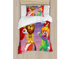 Lion Clown Performance Duvet Cover Set