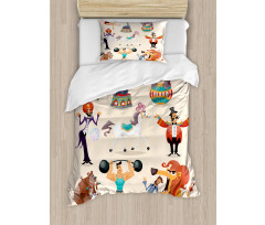 Circus Fun Athlete Horse Duvet Cover Set