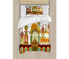 Slavic Architecture Fantasy Duvet Cover Set