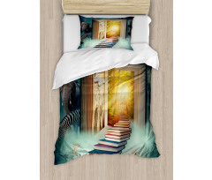 Magic Book and Animals Duvet Cover Set