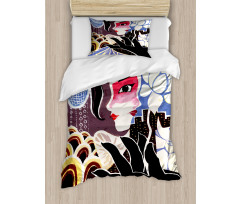 Chinese Fine Art Painting Duvet Cover Set