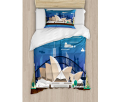 Sidney Opera House Bridge Duvet Cover Set