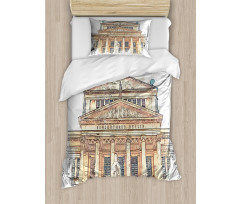 Concert House in Berlin Paint Duvet Cover Set