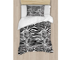 Wild Zebra Lines Duvet Cover Set