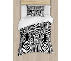 Safari Zebra Stripe Duvet Cover Set