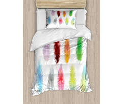 Bohemian Colorful Fluff Duvet Cover Set